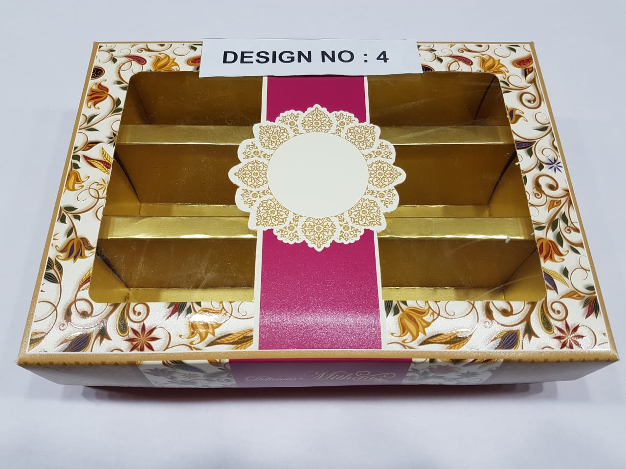 Wholesale Fancy Traditional Design Empty Mithai Sweet Boxes 100 